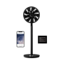 Duux , Fan , Whisper Flex Ultimate , Stand Fan , Black , Diameter 34 cm , Number of speeds 30 , Oscillation , 3-32 W , Remote control