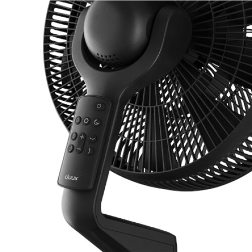 Duux , Fan , Whisper Flex Ultimate , Stand Fan , Black , Diameter 34 cm , Number of speeds 30 , Oscillation , 3-32 W , Remote control