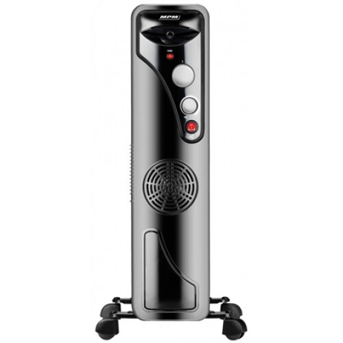 MPM , Electric Heater , MUG-21 , Oil Filled Radiator , 2500 W , Number of power levels 3 , Black