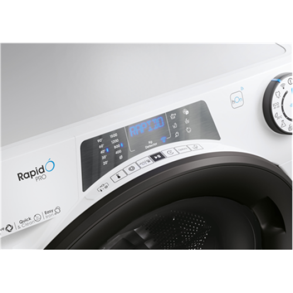 Candy , Washing Machine , RP 5106BWMBC/1-S , Energy efficiency class A , Front loading , Washing capacity 10 kg , 1500 RPM , Depth 58 cm , Width 60 cm , Display , TFT , Steam function , Wi-Fi , White