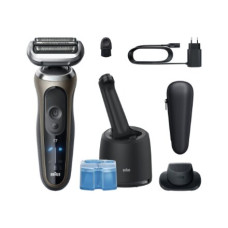 Braun Shaver , 72-C7200cc Series 7 , Operating time (max) 60 min , Wet & Dry , Black/Gold