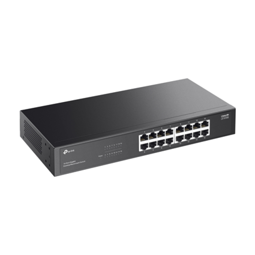 TP-LINK 16-Port Gigabit Switch , LS1016G , Unmanaged , Desktop/Rack-mountable