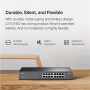 TP-LINK 16-Port Gigabit Switch , LS1016G , Unmanaged , Desktop/Rack-mountable