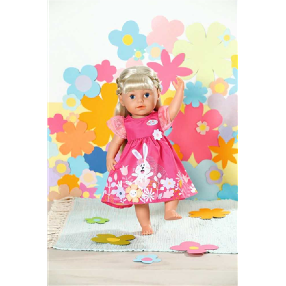 832639 BABY BORN , Flower Dress, 43 cm