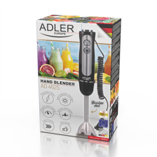 Adler , AD 4625b , Hand blender , Hand Blender , 850 W , Number of speeds 5 , Turbo mode , Black