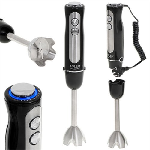 Adler , Hand blender , AD 4625b , Hand Blender , 850 W , Number of speeds 5 , Turbo mode , Black