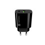 Natec Ribera USB Charger 1X USB-A + 1X USB-C 20W, Black