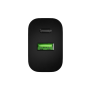 Natec Ribera USB Charger 1X USB-A + 1X USB-C 20W, Black