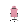 Genesis mm , Backrest upholstery material: Eco leather, Seat upholstery material: Eco leather, Base material: Metal, Castors material: Nylon with CareGlide coating , Black/Pink