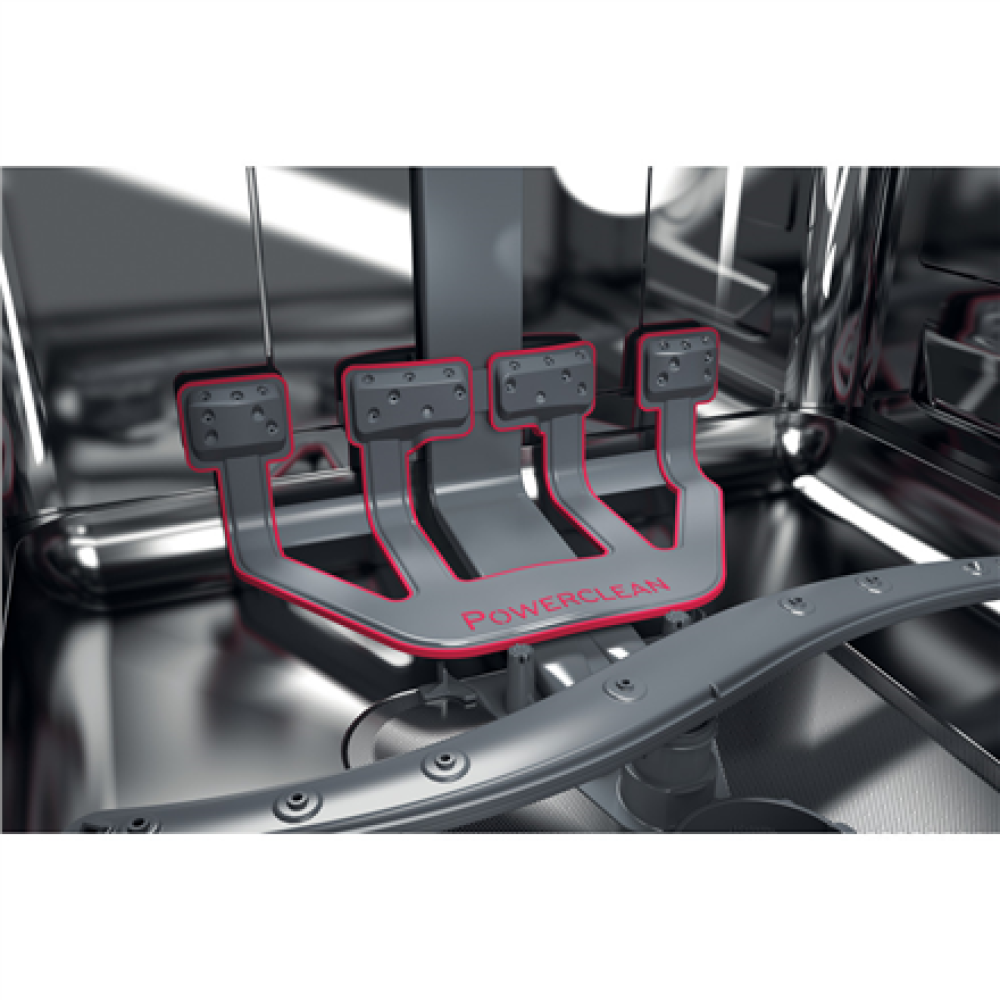 Whirlpool Dishwasher , WFO 3T133 P 6.5 X , Freestanding , Width 60 cm , Number of place settings 14 , Number of programs 10 , Energy efficiency class D , Display , Stainless steel