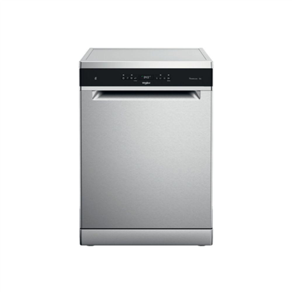 Whirlpool Dishwasher , WFO 3T133 P 6.5 X , Freestanding , Width 60 cm , Number of place settings 14 , Number of programs 10 , Energy efficiency class D , Display , Stainless steel