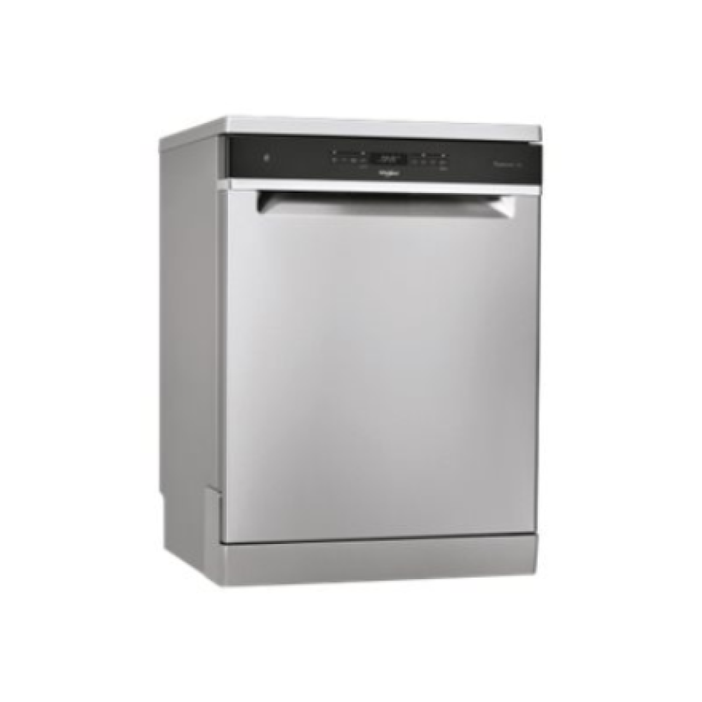Whirlpool Dishwasher , WFO 3T133 P 6.5 X , Freestanding , Width 60 cm , Number of place settings 14 , Number of programs 10 , Energy efficiency class D , Display , Stainless steel