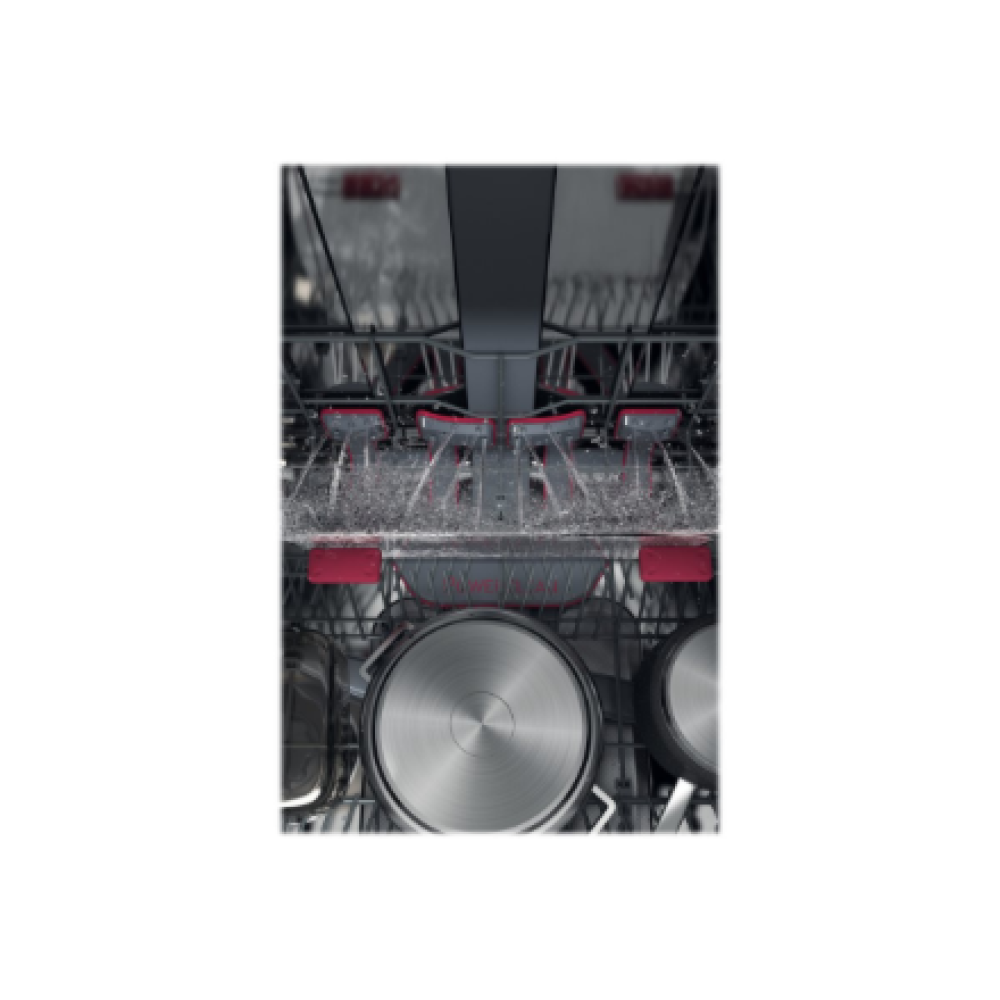 Whirlpool Dishwasher , WFO 3T133 P 6.5 X , Freestanding , Width 60 cm , Number of place settings 14 , Number of programs 10 , Energy efficiency class D , Display , Stainless steel