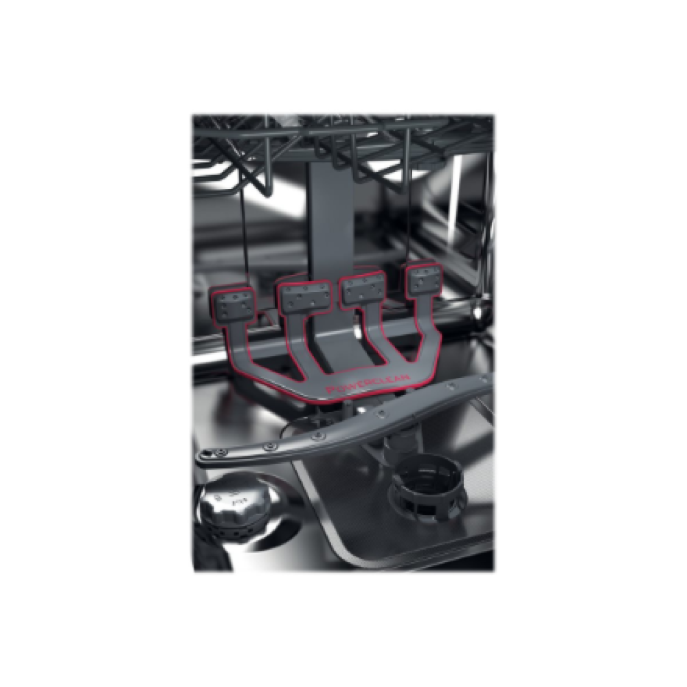 Whirlpool Dishwasher , WFO 3T133 P 6.5 X , Freestanding , Width 60 cm , Number of place settings 14 , Number of programs 10 , Energy efficiency class D , Display , Stainless steel