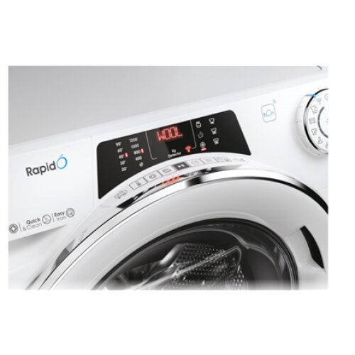 Candy , Washing Machine , RO1284DWMCT/1-S , Energy efficiency class A , Front loading , Washing capacity 8 kg , 1200 RPM , Depth 53 cm , Width 60 cm , TFT , Steam function , Wi-Fi , White