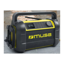 Muse , M-928 BTY , Jobsite Radio speaker , Waterproof , Bluetooth , Black/Yellow , Portable , Wireless connection