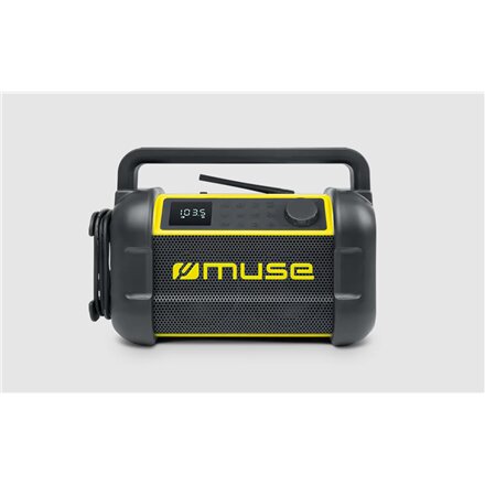 Muse , M-928 BTY , Jobsite Radio speaker , Waterproof , Bluetooth , Wireless connection , Portable , NFC features , Black/Yellow