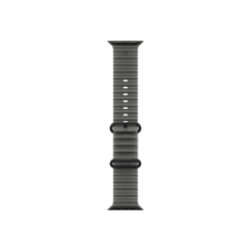 APPLE 49mm Translucent Black Ocean Band - Black Titanium Finish , Apple