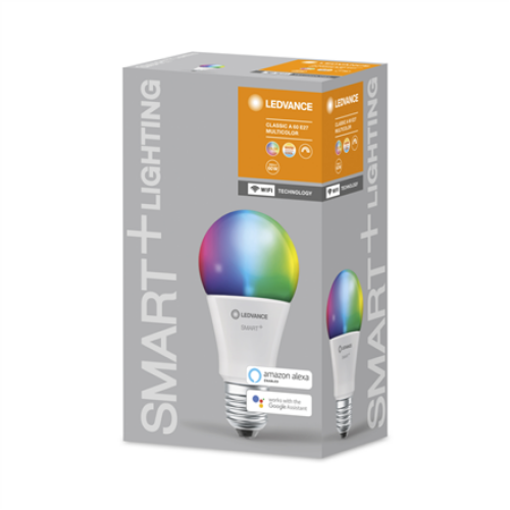 Ledvance SMART+ WiFi Classic RGBW Multicolour 60 9W 2700-6500K E27
