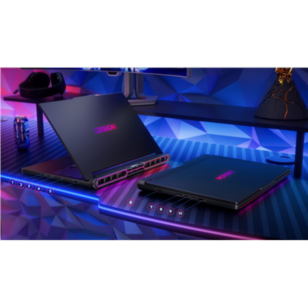 Lenovo Legion Pro 7 16IAX10H , Eclipse Black , 16 , OLED , WQXGA , 2560 x 1600 pixels , Intel Core Ultra 9 , 275HX , 64 (2x32) GB , CSODIMM DDR5 , Solid-state drive capacity 2000 GB , NVIDIA GeForce RTX 5090 , GDDR7 , 24 GB , Windows 11 Home , 802.11be , 