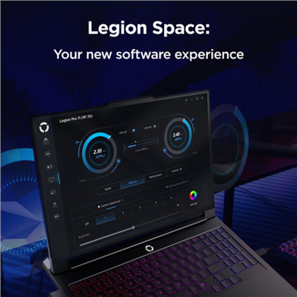 Lenovo Legion Pro 7 16IAX10H , Eclipse Black , 16 , OLED , WQXGA , 2560 x 1600 pixels , Intel Core Ultra 9 , 275HX , 64 (2x32) GB , CSODIMM DDR5 , Solid-state drive capacity 2000 GB , NVIDIA GeForce RTX 5090 , GDDR7 , 24 GB , Windows 11 Home , 802.11be , 