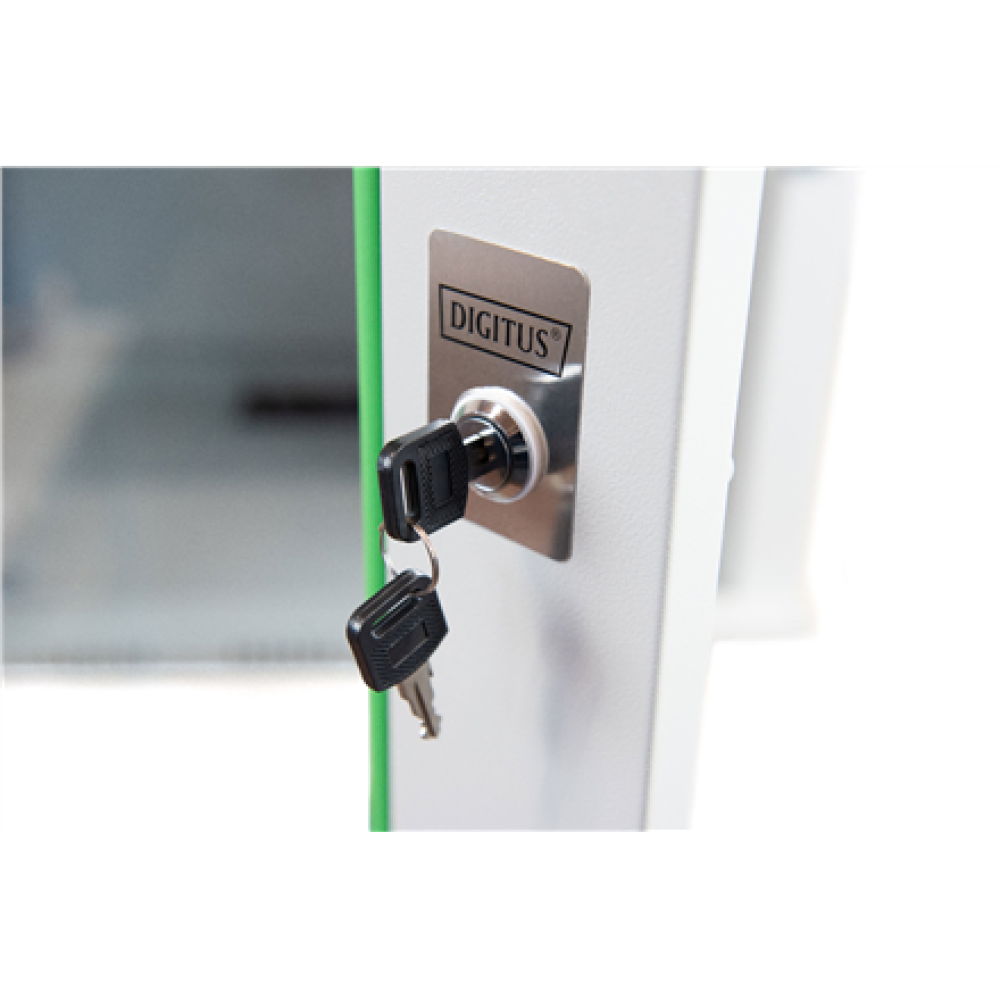 Digitus , Wall Mounting Cabinet Unique Series , DN-19 12U-6/6 , Grey , 60 x 60 cm