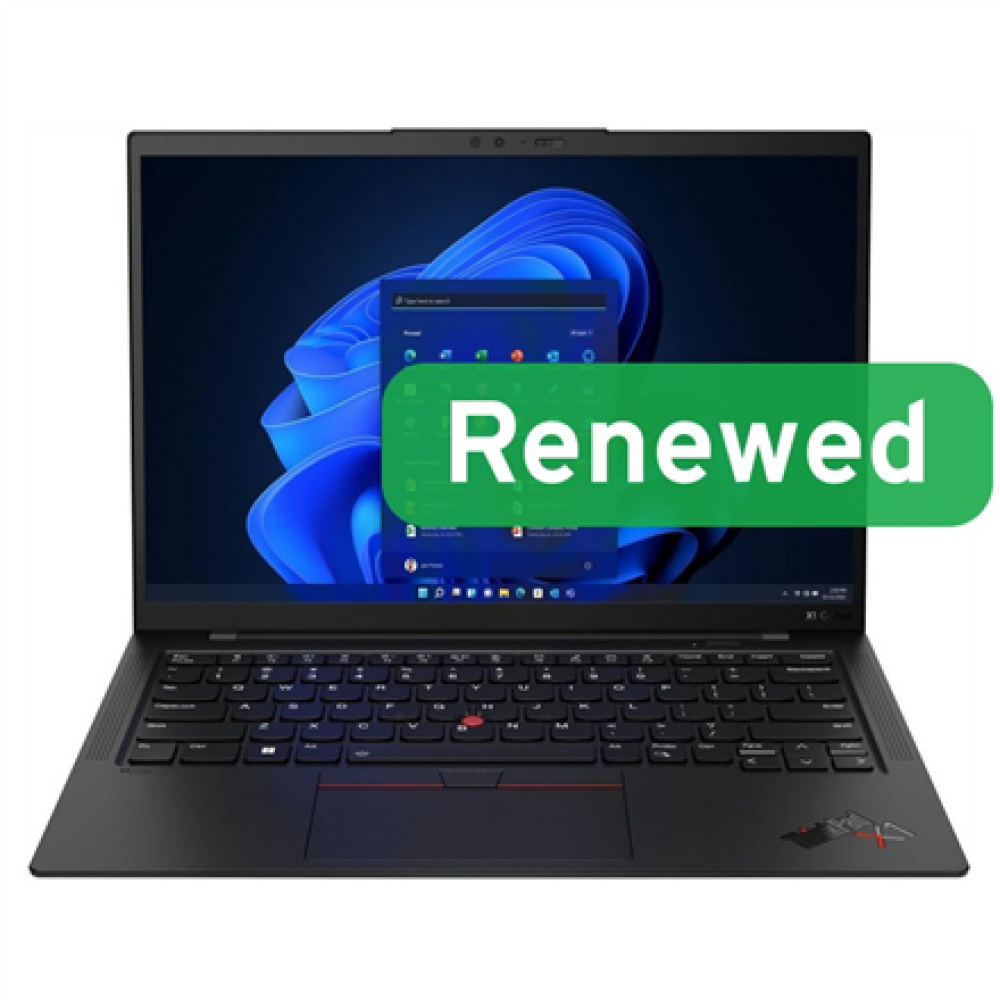 Lenovo Renewed Grade B , ThinkPad X1 Carbon Gen 9 , 14 , FHD , i5-1145G7 , 16 GB , SSD , 256 GB , Intel Iris Xe Graphics , Windows 11 Pro , Keyboard language US