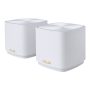 EU+UK 2PK Router , ZenWiFi XD5 , 802.11ax , 574+2402 Mbit/s , 10/100/1000 Mbit/s , Ethernet LAN (RJ-45) ports 1 , Mesh Support Yes , MU-MiMO Yes , No mobile broadband , 36 month(s)