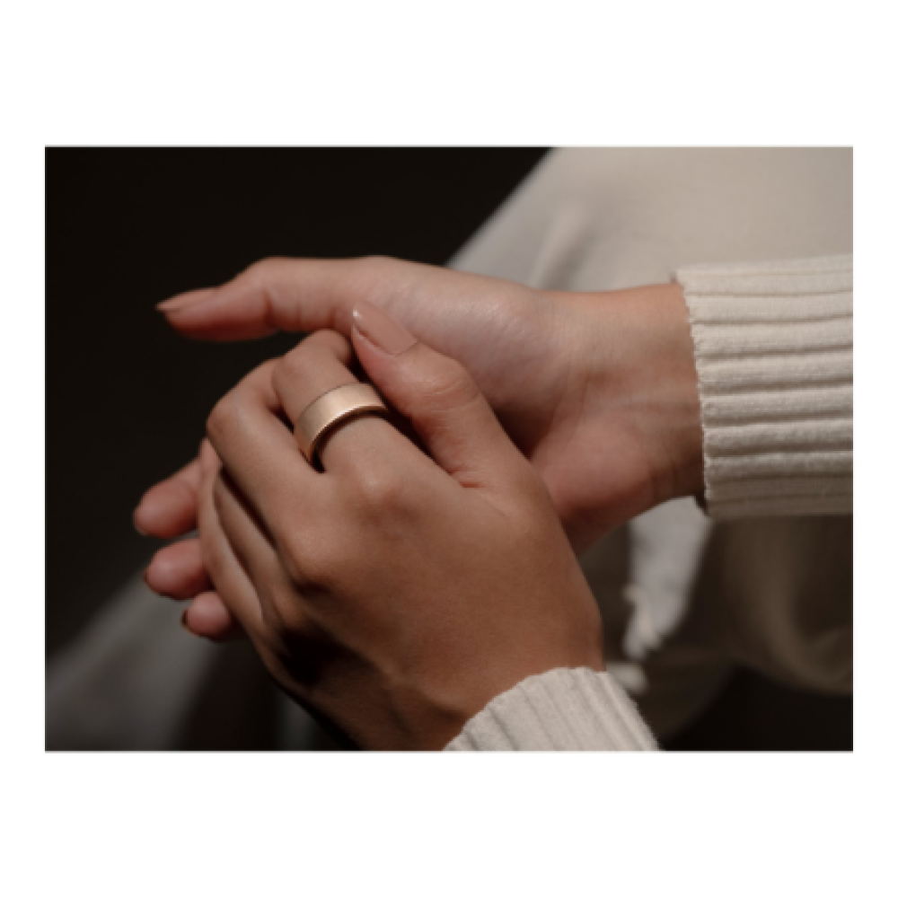 Ultrahuman , Ring Air , Brushed Rose Gold , Size 8 , Smart Ring