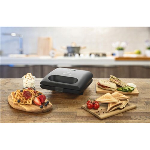 Gorenje , Sandwich maker , SM703GCB , 700 W , Number of plates 3 , Number of pastry 2 , Black