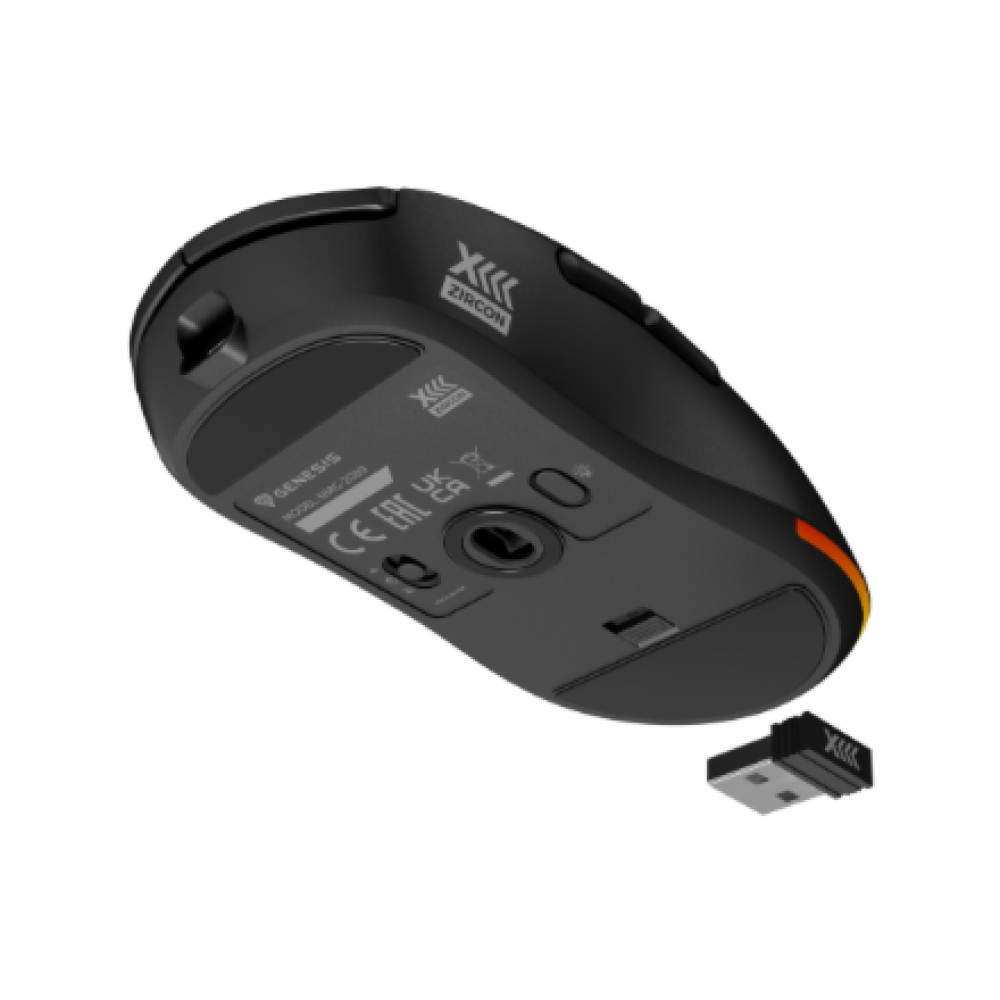 Genesis Zircon XIII Custom , Gaming Mouse , Wireless , 2.4 GHz, USB , Black