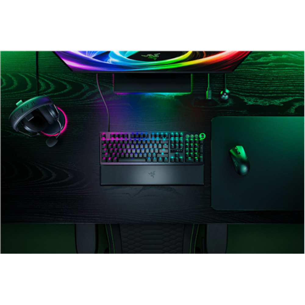 Razer Huntsman V3 Pro 8KHz , Gaming keyboard , Wired , US , Razer Analog Optical Switch Gen-2 , Black