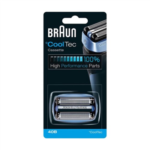 Braun , CoolTec Combi Pack Cassette replacement head , 40B , Blue , Number of shaver heads/blades 1