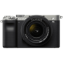 ILCE-7CL Sony Alpha A7C Full-frame Mirrorless Interchangeable Lens Camera with Sony FE 28-60mm F4-5.6 Zoom Lens, Silver