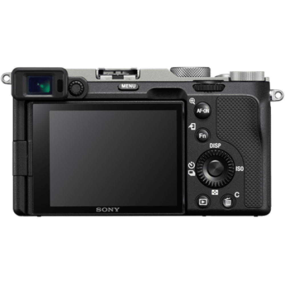 ILCE-7CL Sony Alpha A7C Full-frame Mirrorless Interchangeable Lens Camera with Sony FE 28-60mm F4-5.6 Zoom Lens, Silver