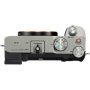 ILCE-7CL Sony Alpha A7C Full-frame Mirrorless Interchangeable Lens Camera with Sony FE 28-60mm F4-5.6 Zoom Lens, Silver