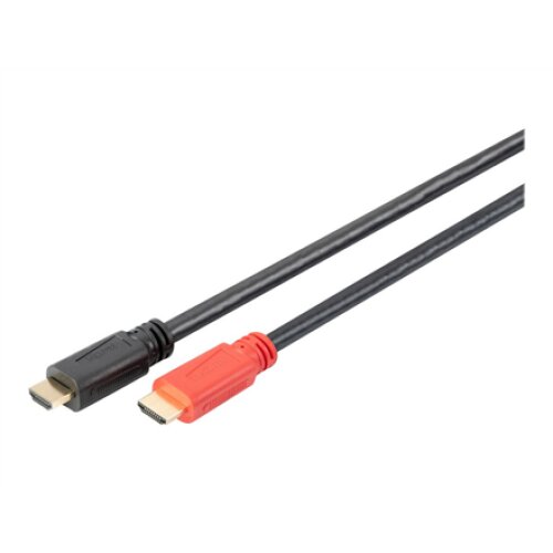 Digitus , High Speed HDMI Cable with Signal Amplifier , DB-330118-100-S , HDMI Male (type A) , HDMI Male (type A) , HDMI to HDMI , 10 m