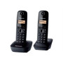 Panasonic , Cordless , KX-TG1612FXH , Built-in display , Caller ID , Black , Conference call , Phonebook capacity 50 entries , Wireless connection
