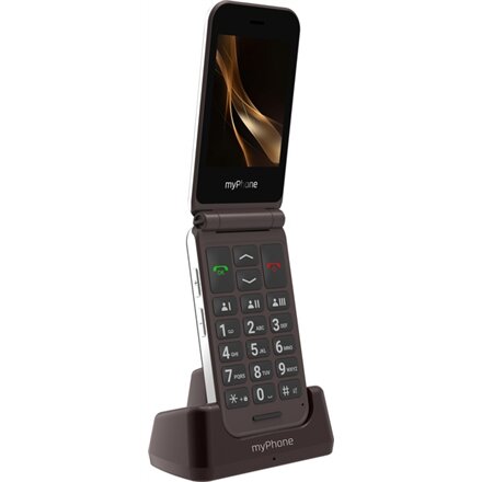myPhone Harmony LTE Praline Collection , Brown , 2.8+1.44 , IPS , 48 MB , 128 MB , Single SIM , MicroSD , Bluetooth , 5.1 , Main camera resolution 2 MP , 1300 mAh