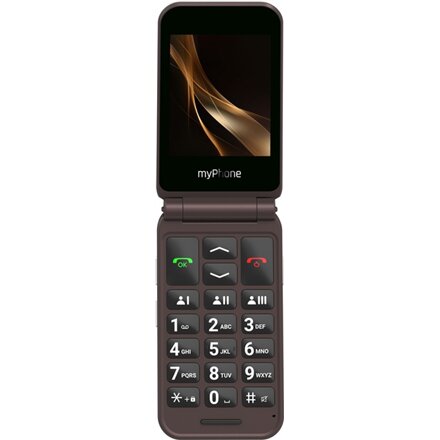 myPhone Harmony LTE Praline Collection , Brown , 2.8+1.44 , IPS , 48 MB , 128 MB , Single SIM , MicroSD , Bluetooth , 5.1 , Main camera resolution 2 MP , 1300 mAh