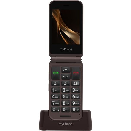 myPhone Harmony LTE Praline Collection , Brown , 2.8+1.44 , IPS , 48 MB , 128 MB , Single SIM , MicroSD , Bluetooth , 5.1 , Main camera resolution 2 MP , 1300 mAh