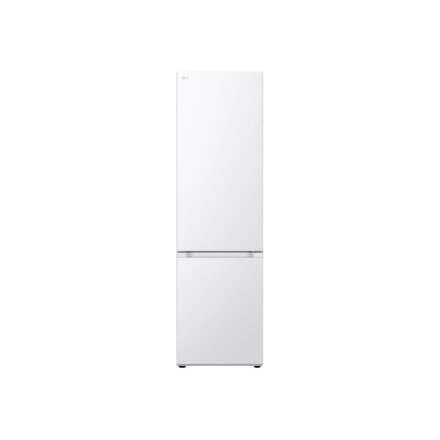 LG , Refrigerator , GBV5240DSW , Energy efficiency class D , Free standing , Combi , Height 203 cm , No Frost system , Fridge net capacity 277 L , Freezer net capacity 110 L , Display , 35 dB , White