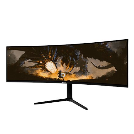 Arozzi , Nova , 49 , VA , 32:9 , 165 Hz , 4 ms , 5120 x 1440 pixels , 350 cd/m² , HDMI ports quantity 2 , Black