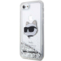 Karl Lagerfeld , Original Case IPHONE SE 2022/SE 2020/7/8 Karl Lagerfeld Hardcase Glitter Choupette Head (KLHCI8LNCHCS)