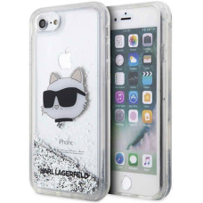 Karl Lagerfeld , Original Case IPHONE SE 2022/SE 2020/7/8 Karl Lagerfeld Hardcase Glitter Choupette Head (KLHCI8LNCHCS)