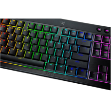 Razer , BlackWidow V4 Low-Profile Tenkeyless HyperSpeed , Keyboard , Wireless , US , Bluetooth , Black , Yellow Switches