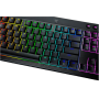 Razer , BlackWidow V4 Low-Profile Tenkeyless HyperSpeed , Keyboard , Wireless , US , Bluetooth , Black , Yellow Switches