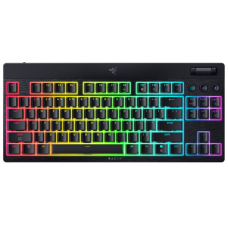 Razer , BlackWidow V4 Low-Profile Tenkeyless HyperSpeed , Keyboard , Wireless , US , Bluetooth , Yellow Switches , Black