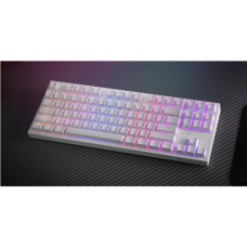 Genesis , Mechanical Gaming Keyboard , THOR 404 TKL RGB , White , Mechanical Gaming Keyboard , Wired , US , USB Type-A , 1005 g , Gateron Yellow Pro