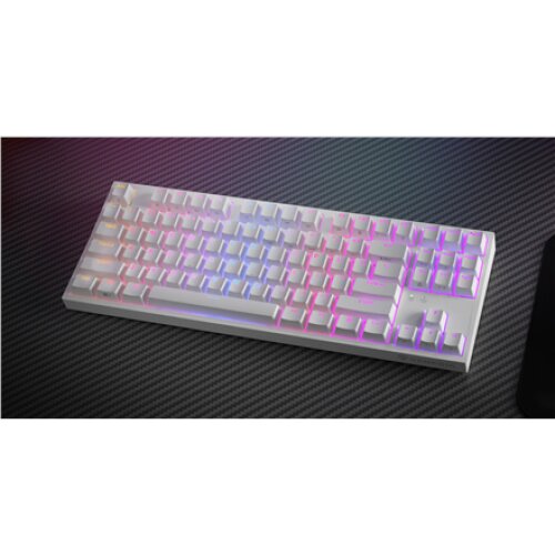 Genesis , THOR 404 TKL , Mechanical Gaming Keyboard , Wired , US , Gateron Yellow Pro , White , RGB